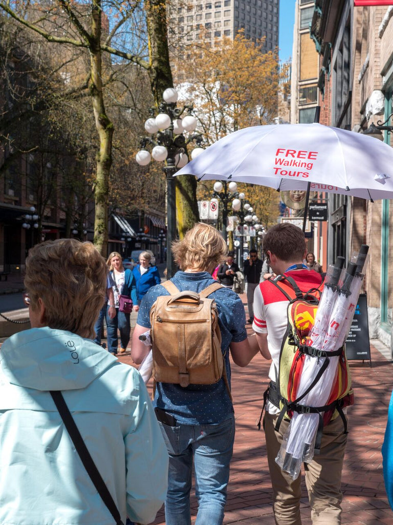 Custom Umbrellas for Vancouver Tour Company
