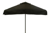 Pub Fiberglass Patio Umbrella - 6 Foot x 6 Foot Square with Valances