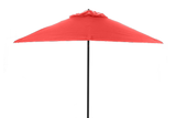 Pub Fiberglass Patio Umbrella - 6 Foot x 6 Foot Square