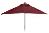 Restaurant Fiberglass Square Patio Umbrella - 6 foot x 6 foot Square