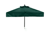 Restaurant Fiberglass Square Patio Umbrella - 6 foot x 6 foot with valances