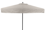 Restaurant Fiberglass Patio Umbrella - 7 Foot x 7 Foot Square With Valances