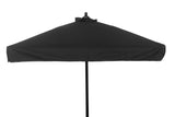 Promotional Fiberglass Patio Umbrella - 5 Foot x 5 Foot Square with Valances