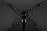 Promotional Fiberglass Patio Umbrella - 5 Foot x 5 Foot Square with Valances