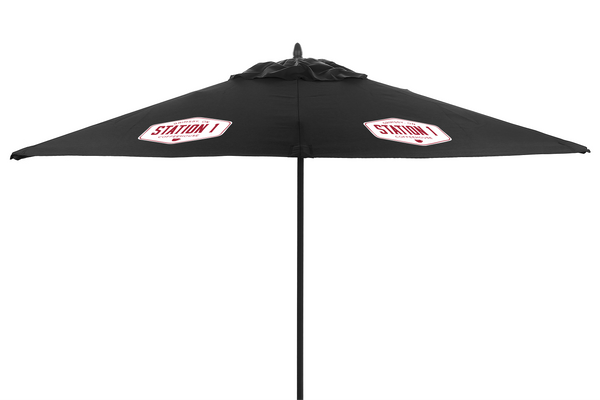 7 ft square patio umbrella Restaurant Fiberglass Patio Umbrella
