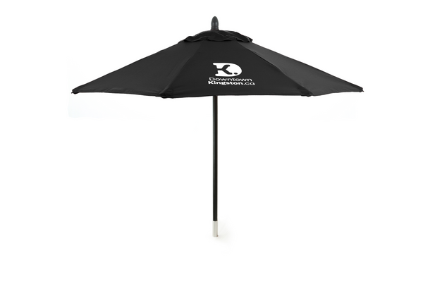 7 foot black patio umbrella Restaurant Fiberglass Patio Umbrella