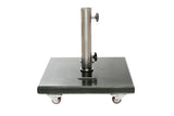 35kg Black Granite Base With Locking Wheels
