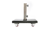 35kg Black Granite Base With Locking Wheels