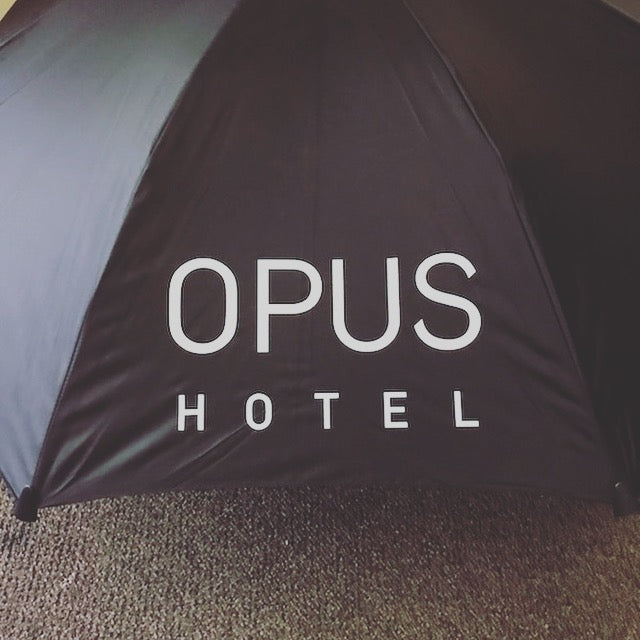 Custom Logo Printed Hotel Umbrellas