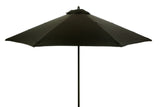 Restaurant Fiberglass Round Patio Umbrella - 9 Foot