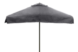 Pub Fiberglass Patio Umbrella - 6 Foot x 6 Foot Square with Valances