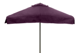 Pub Fiberglass Patio Umbrella - 6 Foot x 6 Foot Square with Valances