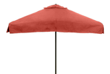 Pub Fiberglass Patio Umbrella - 6 Foot x 6 Foot Square with Valances