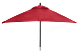 Restaurant Fiberglass Square Patio Umbrella - 6 foot x 6 foot Square