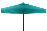 Restaurant Fiberglass Patio Umbrella - 7 Foot x 7 Foot Square With Valances