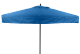 Restaurant Fiberglass Patio Umbrella - 7 Foot x 7 Foot Square With Valances