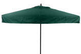 Restaurant Fiberglass Patio Umbrella - 7 Foot x 7 Foot Square With Valances