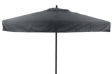 Restaurant Fiberglass Patio Umbrella - 7 Foot x 7 Foot Square With Valances