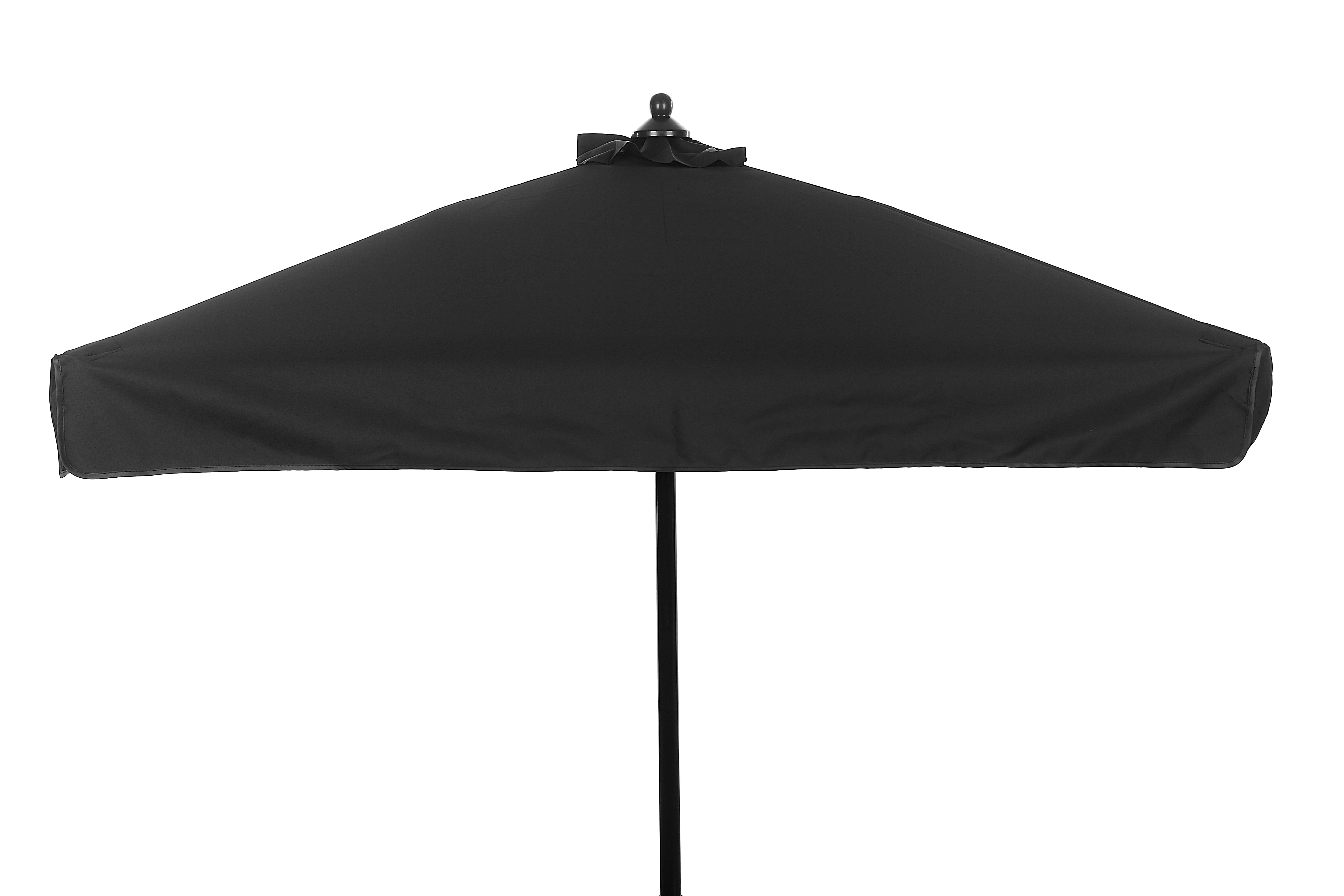 Promotional Fiberglass Patio Umbrella - 5 Foot x 5 Foot Square with Valances
