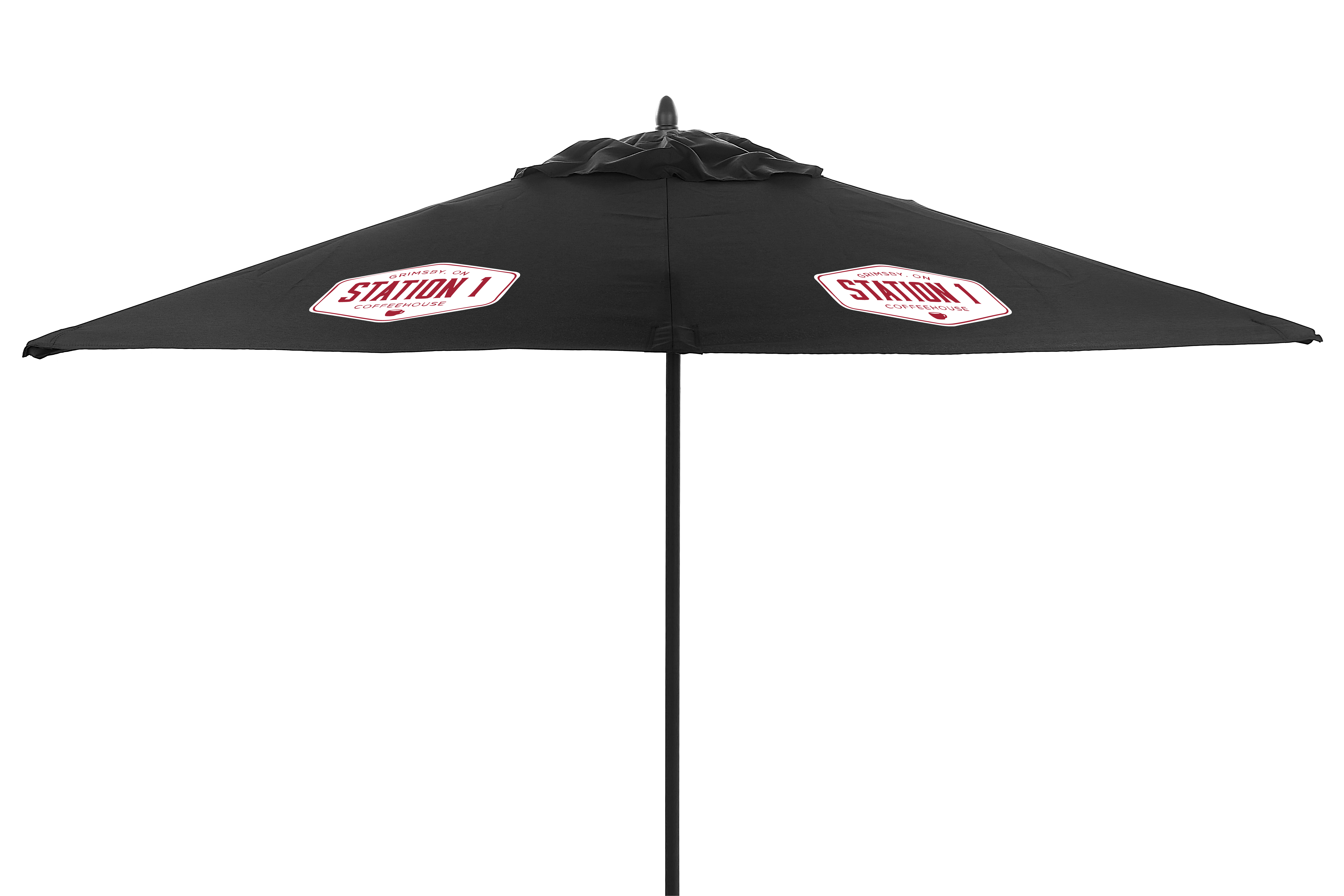 Restaurant Fiberglass Patio Umbrella - 7 Foot x 7 Foot Square