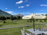 Promotional Fiberglass Patio Umbrella - 7 foot with Valances