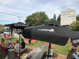 Promotional Fiberglass Patio Umbrella - 7 foot with Valances