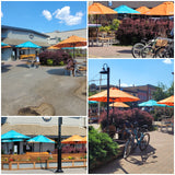 Restaurant Fiberglass Patio Umbrella - 9 Foot