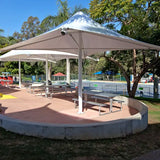 Permanent Architectural Tensile Membrane Umbrella