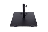 25kg Black Steel Base with Wheels
