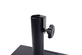 25kg Black Steel Base with Wheels