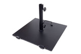 25kg Black Steel Base with Wheels