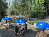 Promotional Fiberglass Patio Umbrella - 7 foot with Valances